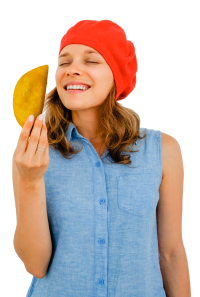 Mujer-empanada